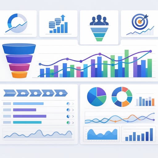 Clean dashboard interface showing integrated revenue pipeline data and system analytics
